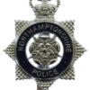 Northamptonshire Police Enamelled Cap Badge - Queen's Crown