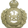 Newcastle -Upon- Tyne City Police Wreath Helmet Plate - King's Crown