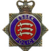 Essex Police Hallmarked Silver Senior Officer's Cap Badge - Queen's Crown