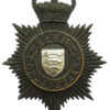 Essex Constabulary Night Helmet Plate - Queen's Crown