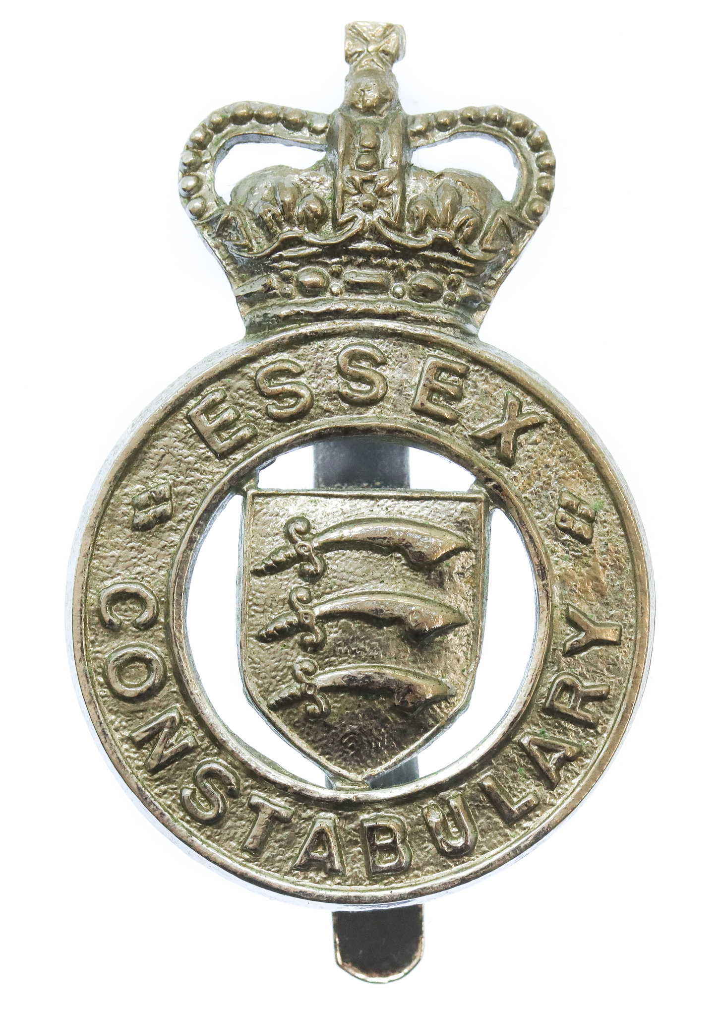 Essex Constabulary Cap Badge - Queen's Crown