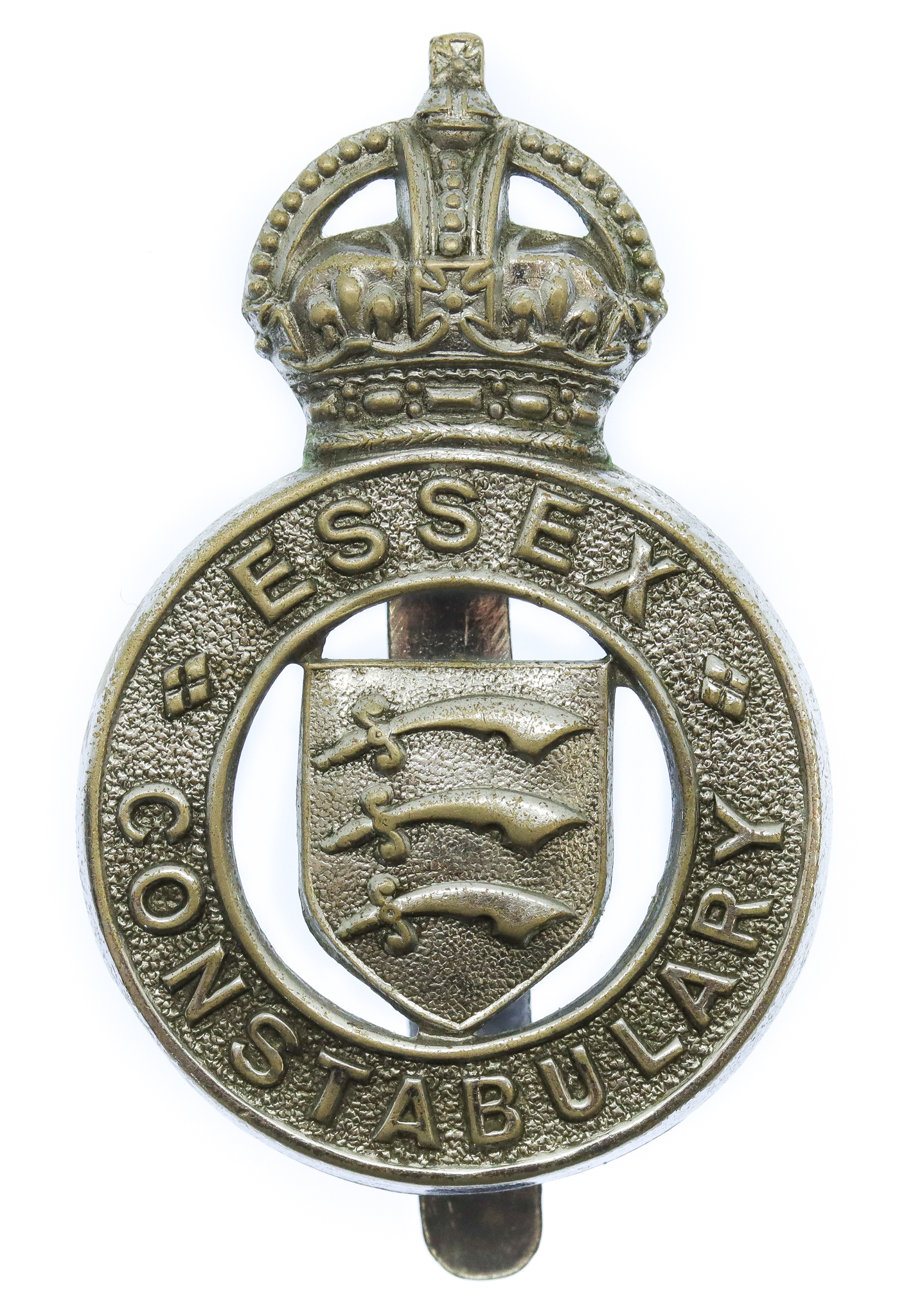 Essex Constabulary Cap Badge - King's Crown