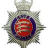 Essex Police Enamelled Helmet Plate - Queen's Crown