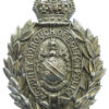 County Borough of Bolton Police Chrome Wreath Helmet Plate - King's Crown