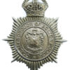 County Borough of Bolton Police Helmet Plate - King's Crown