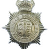 Birkenhead Borough Police Helmet Plate - King's Crown