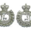 Pair of Berkshire Constabulary Collar Badges - Queen's Crown