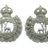 Pair of Berkshire Constabulary Collar Badges - King's Crown
