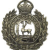 Berkshire Constabulary Wreath Helmet Plate - King's Crown
