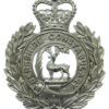 Berkshire Constabulary Wreath Helmet Plate - Queen's Crown