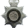 Nottinghamshire Police Enamelled Helmet Plate - Queen's Crown