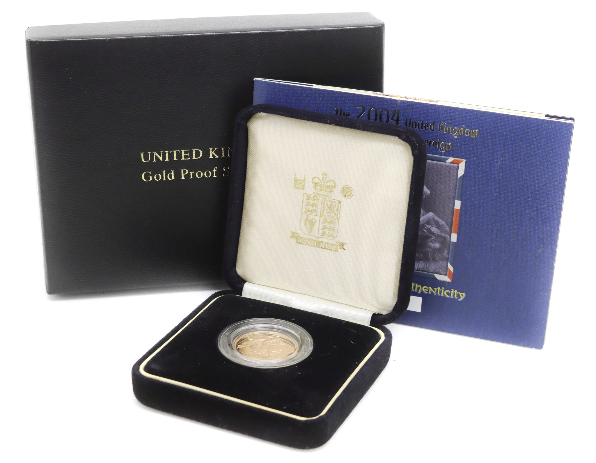 Royal Mint 2004 United Kingdom 22ct Gold Proof Full Sovereign Coin