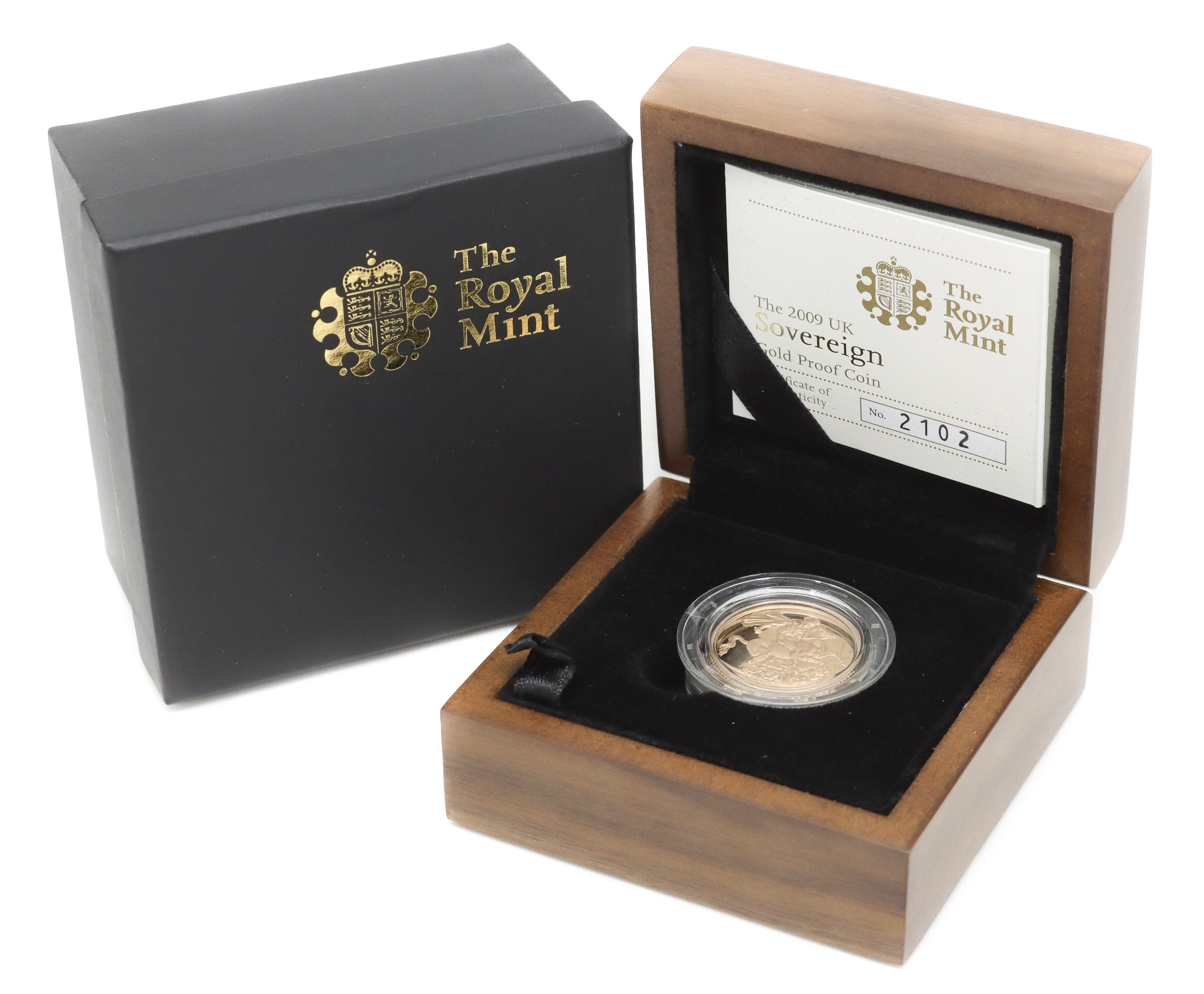 Royal Mint 2009 United Kingdom 22ct Gold Proof Full Sovereign Coin