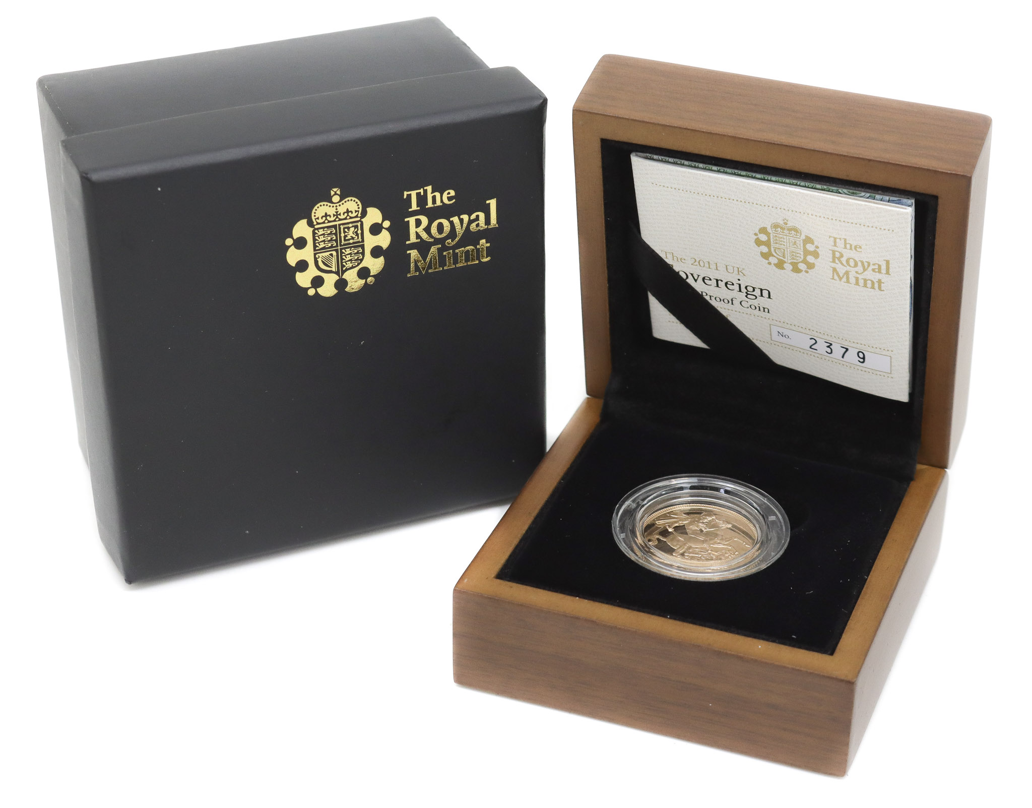 Royal Mint 2011 United Kingdom 22ct Gold Proof Full Sovereign Coin