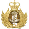 Royal Navy Warrant Officer's Cap Badge - Queen's Crown