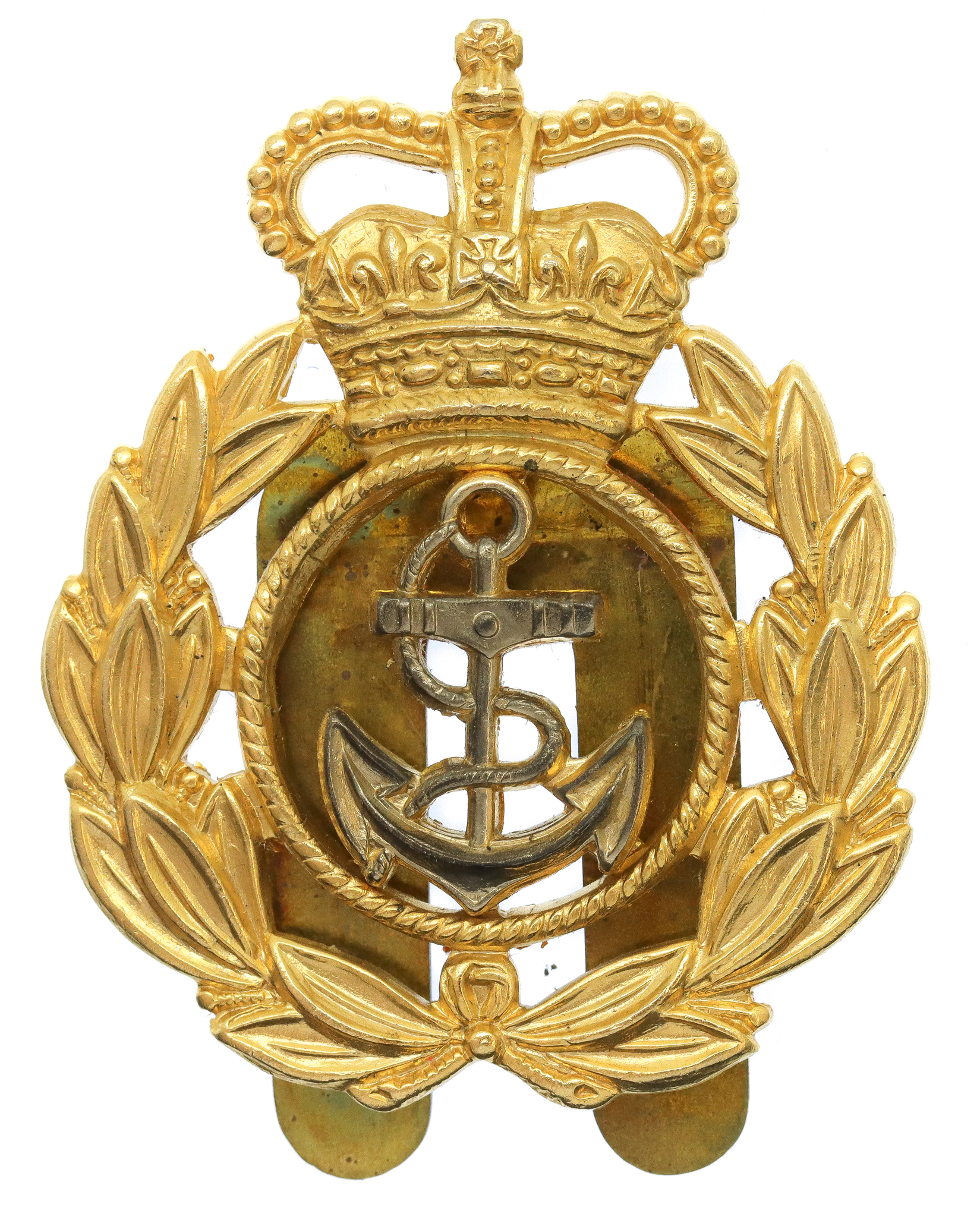 Royal Navy Chief Petty Officer's Cap Badge - Queen's Crown