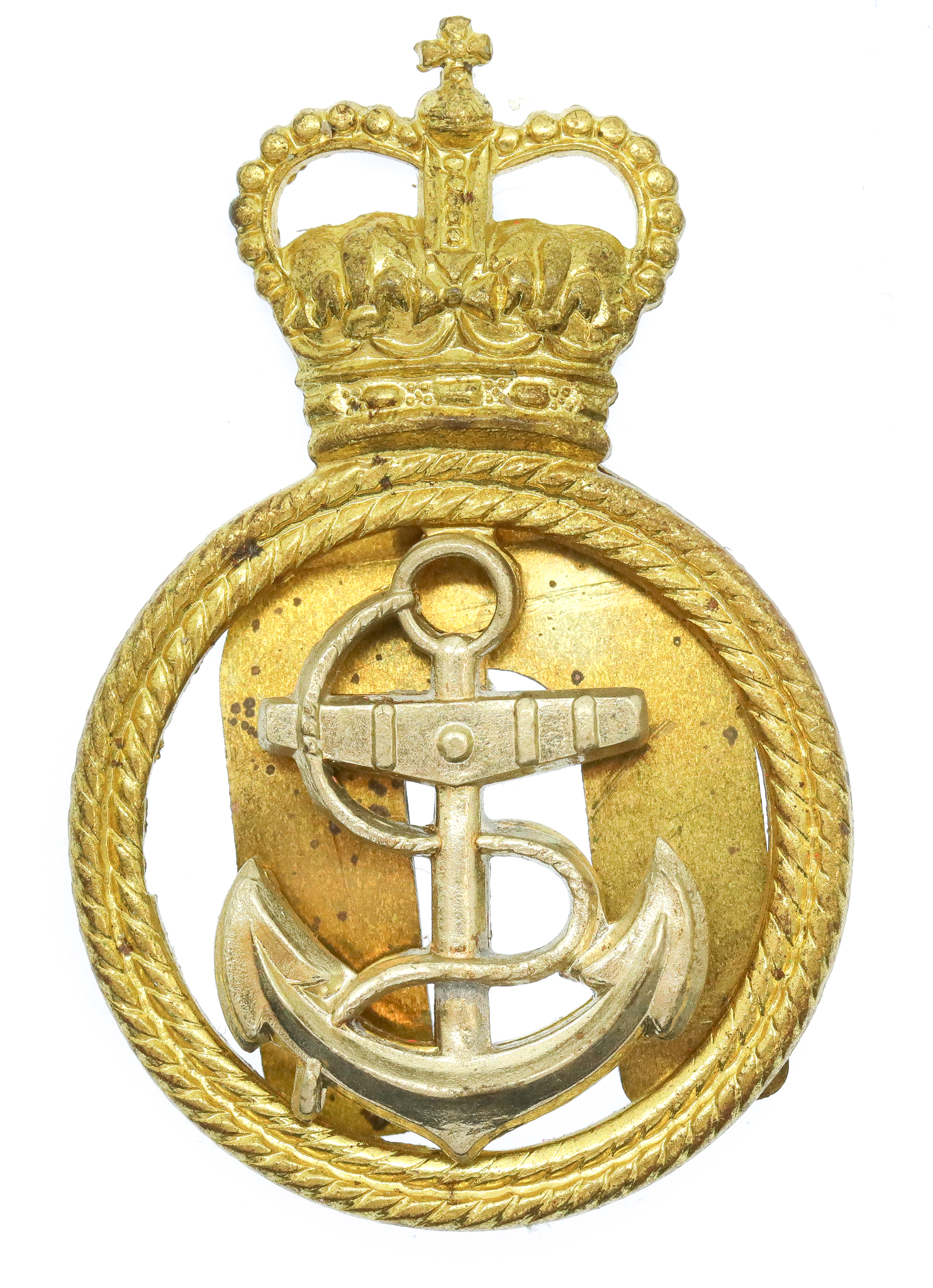 Royal Navy Petty Officer's Cap Badge - Queen's Crown