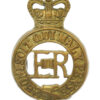 EIIR Household Cavalry Brass Cap Badge