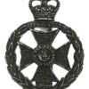 Royal Green Jackets Black Anodised (Staybrite) Cap Badge