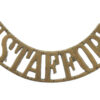 North Staffordshire Regiment (N.STAFFORD) Shoulder Title