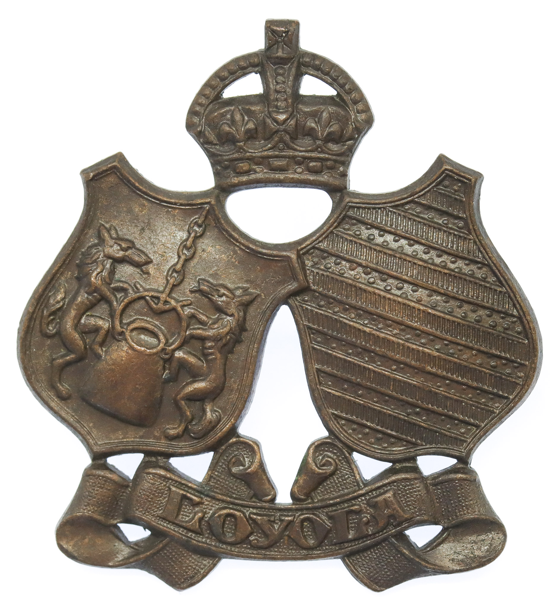 Canadian Loyola College C.O.T.C. Cap Badge - King's Crown