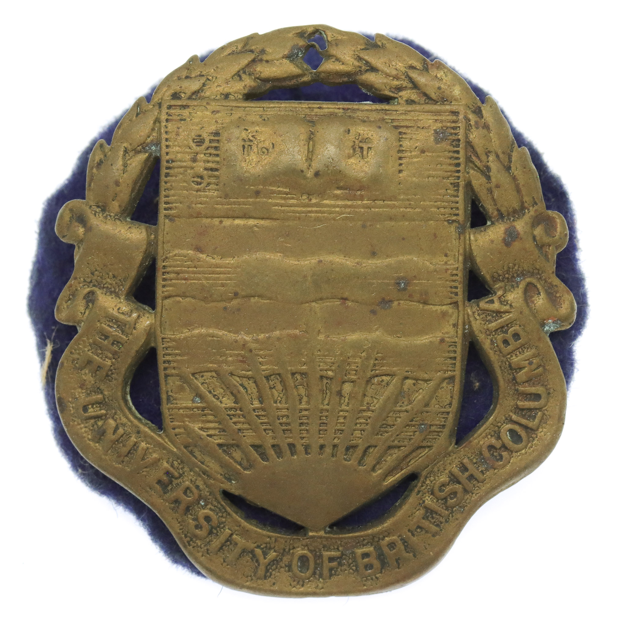 Canadian University of British Columbia C.O.T.C. Cap Badge 