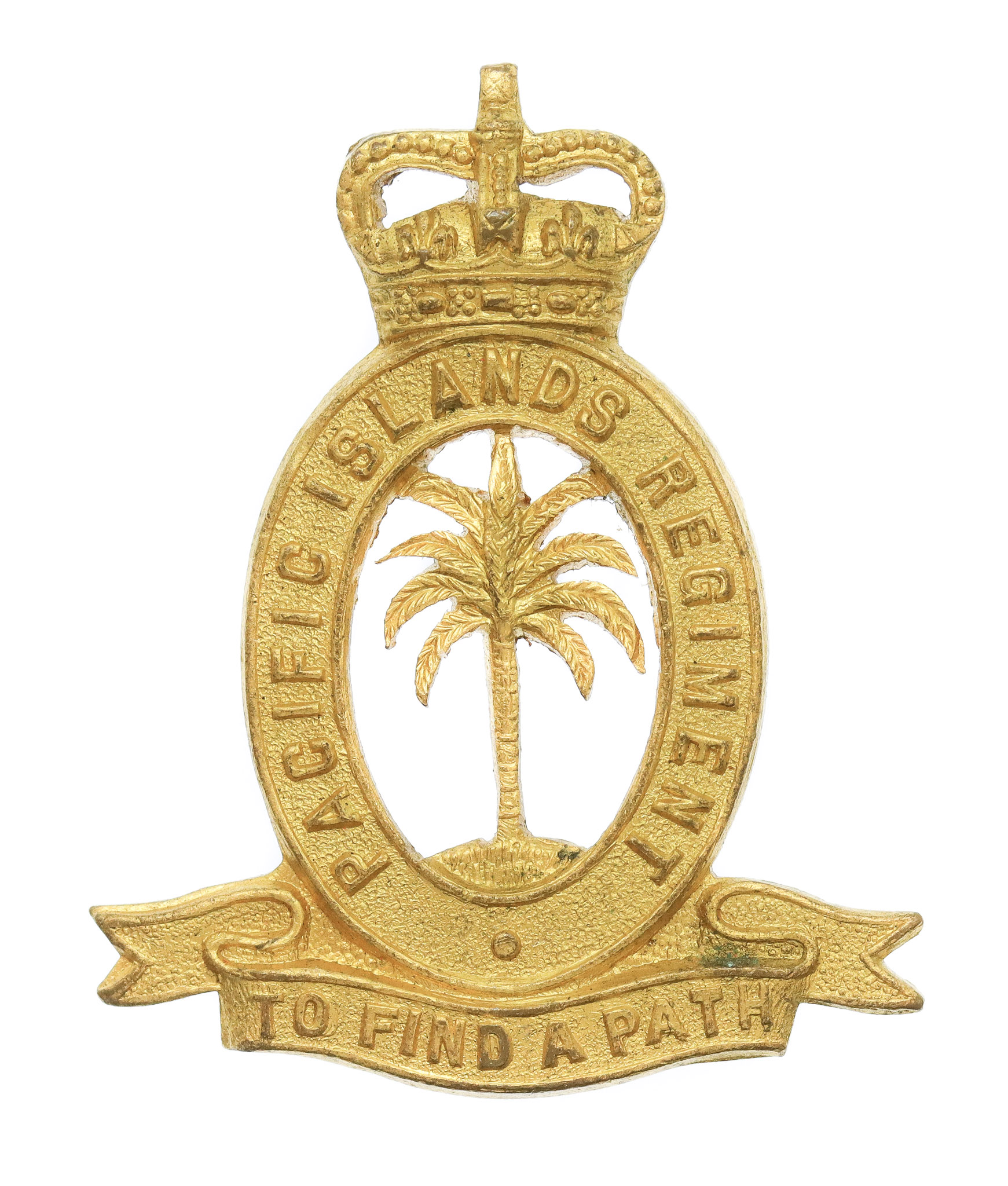Australian Pacific Islands Regiment Cap Badge - Queen's Crown