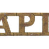Aden Protectorate Levies (A.P.L.) Shoulder Title
