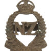 New Zealand Expeditionary Force (N.Z.E.F.) Officer's Service Dress Cap Badge - King's Crown