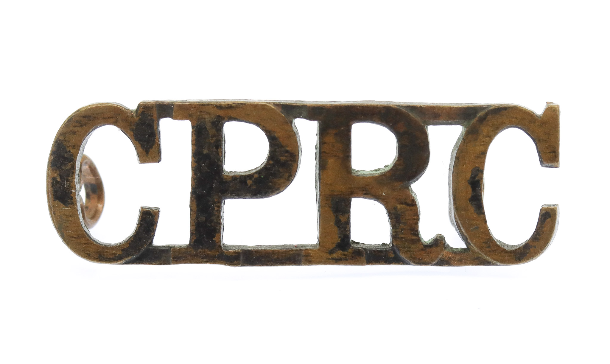 Ceylon Planters Rifle Corps (C.P.R.C.) Shoulder Title