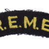 Royal Electrical & Mechanical Engineers (R.E.M.E.) Cloth Shoulder Title