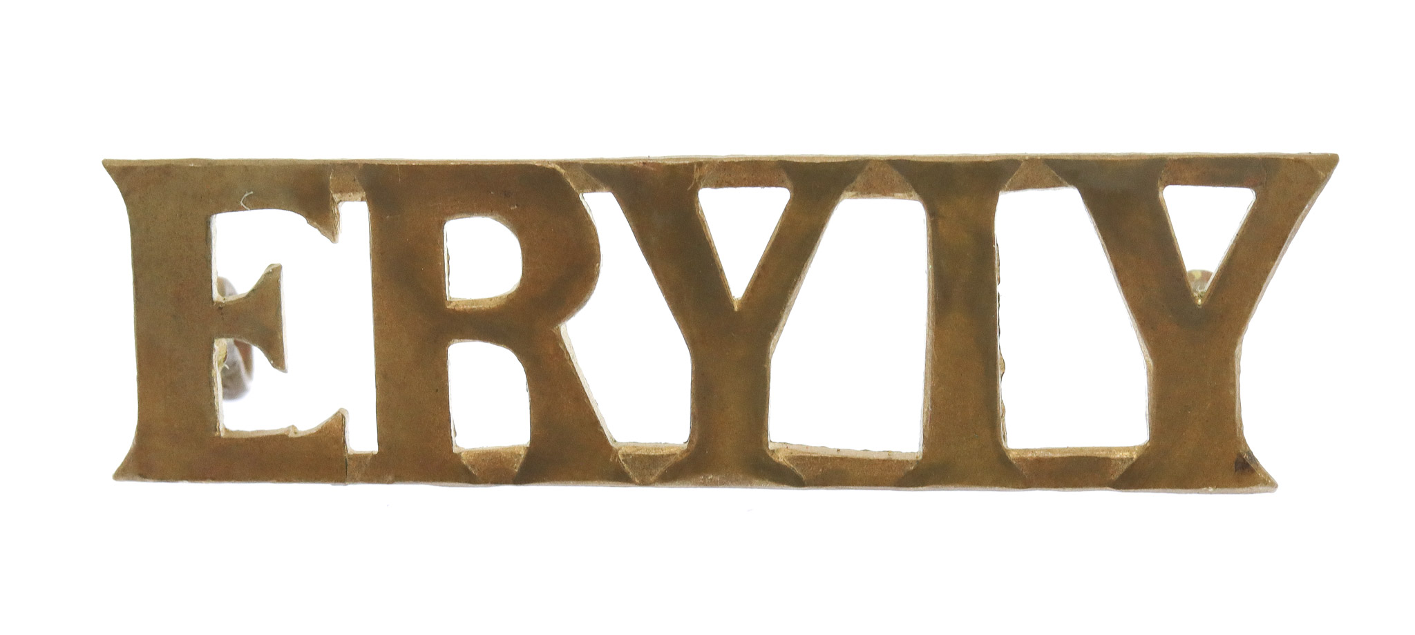 East Riding of Yorkshire Imperial Yeomanry (E.R.Y.I.Y.) Shoulder Title