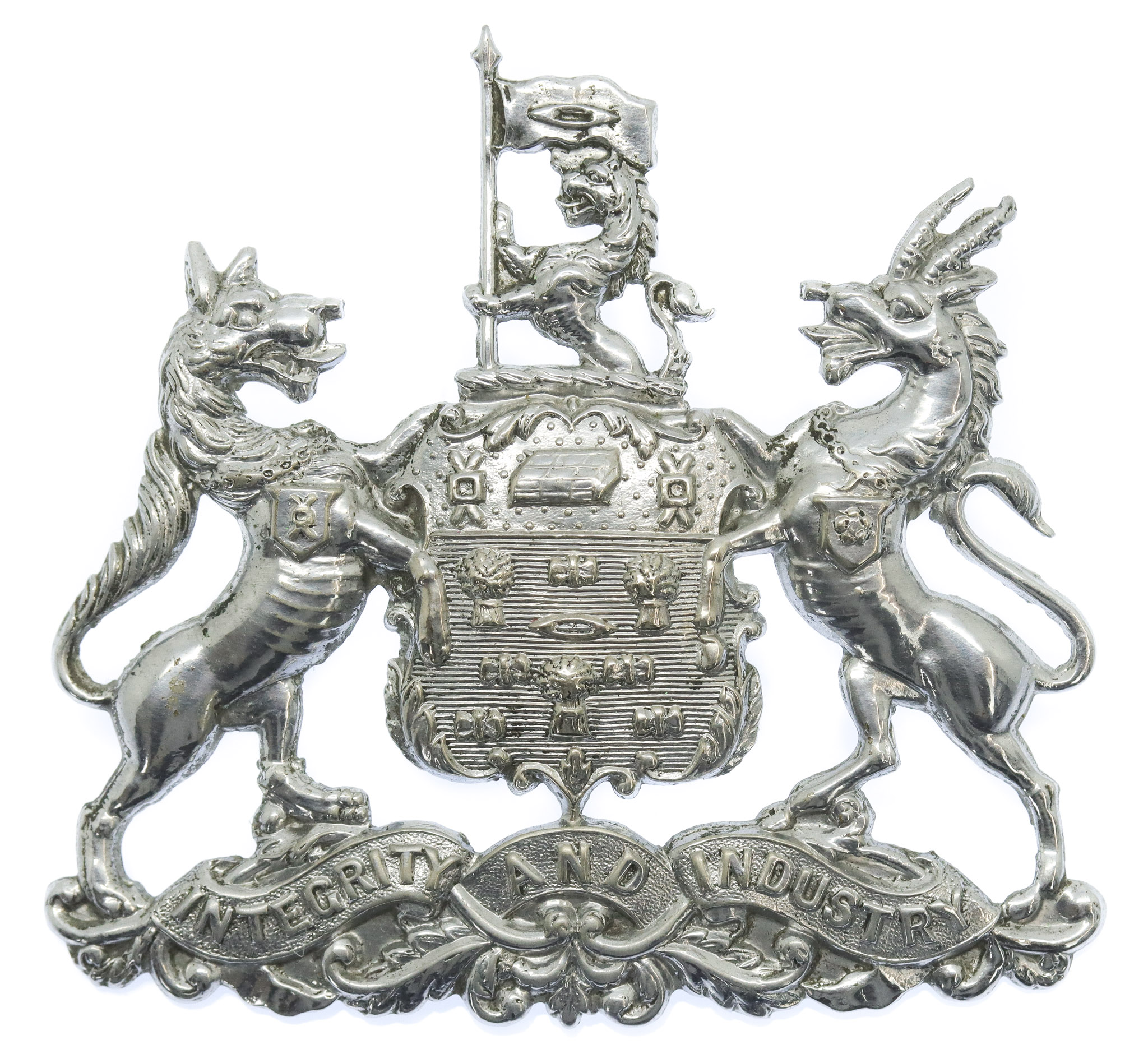 Salford City Police Coat of Arms Cap Badge 