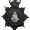Barnsley Borough Police Night Helmet Plate - Queen's Crown