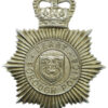 Derby Borough Police Helmet Plate - Queen's Crown