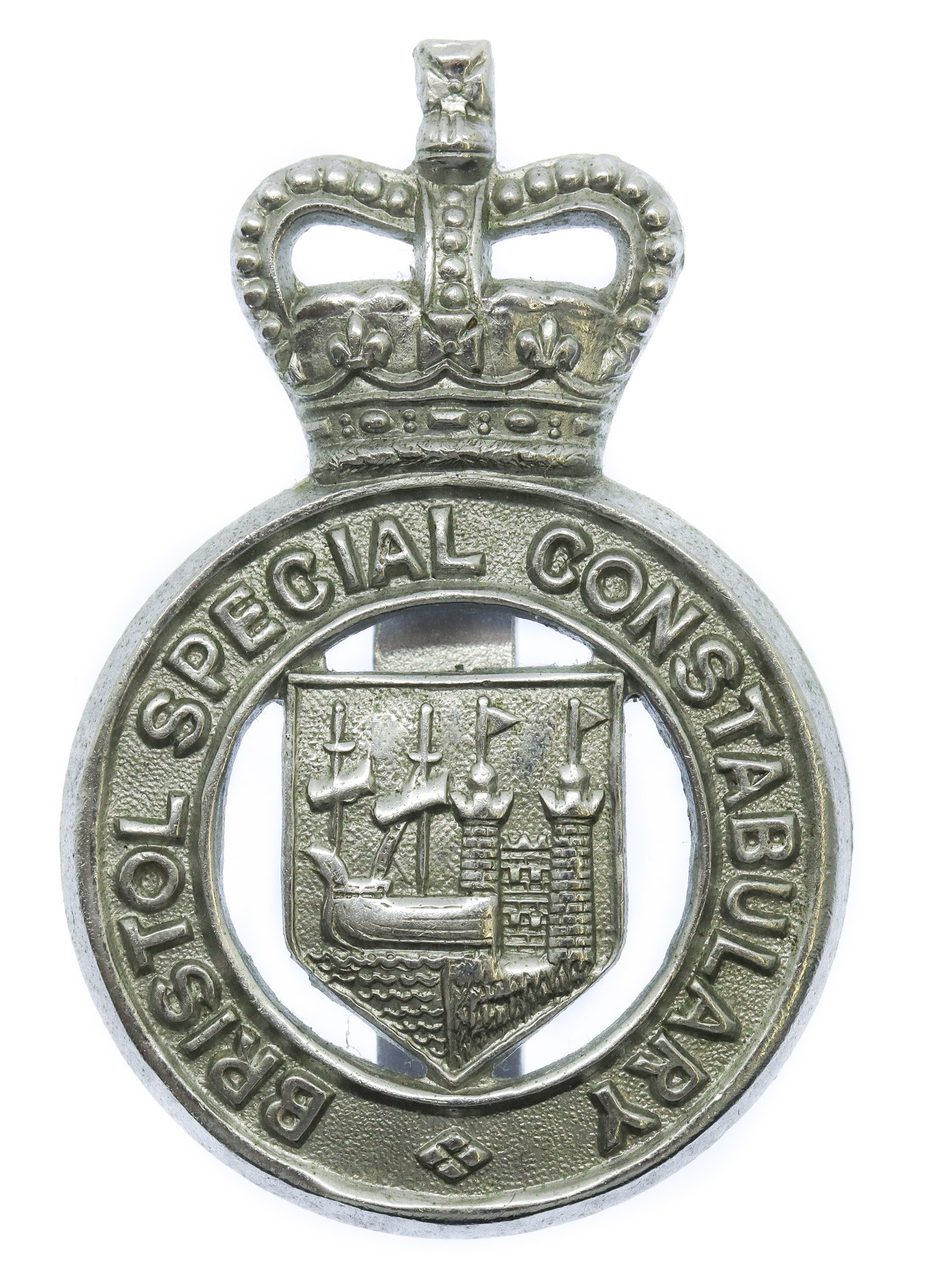 Bristol Special Constabulary Cap Badge - Queen's Crown