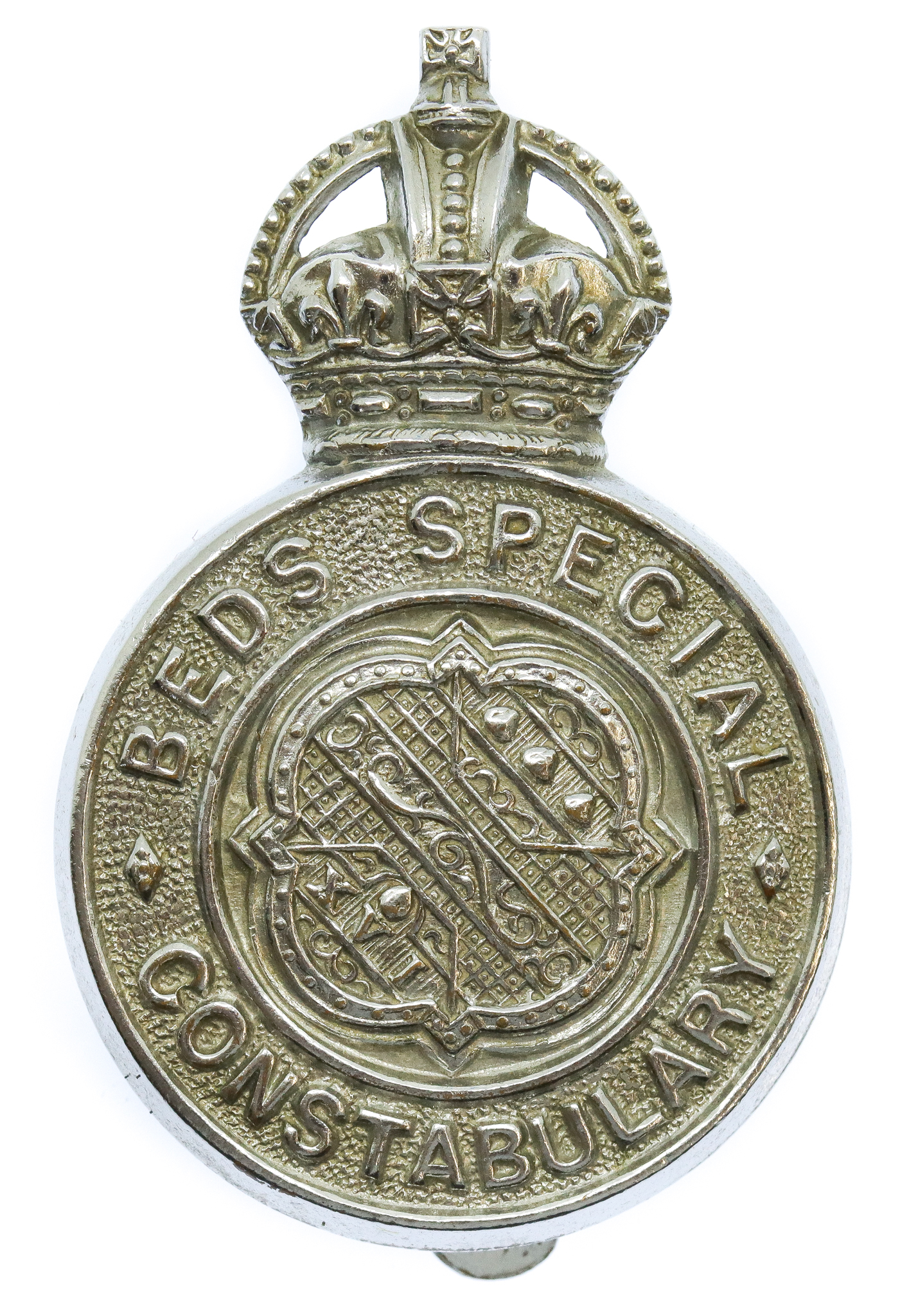 Bedfordshire Special Constabulary Cap Badge - King's Crown