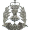 Scottish Police Forces Cap Badge - Queen's Crown