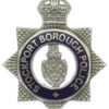 Stockport Borough Police Senior Officer's Enamelled Cap Badge - King's Crown