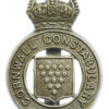 Cornwall Constabulary Cap Badge - King's Crown