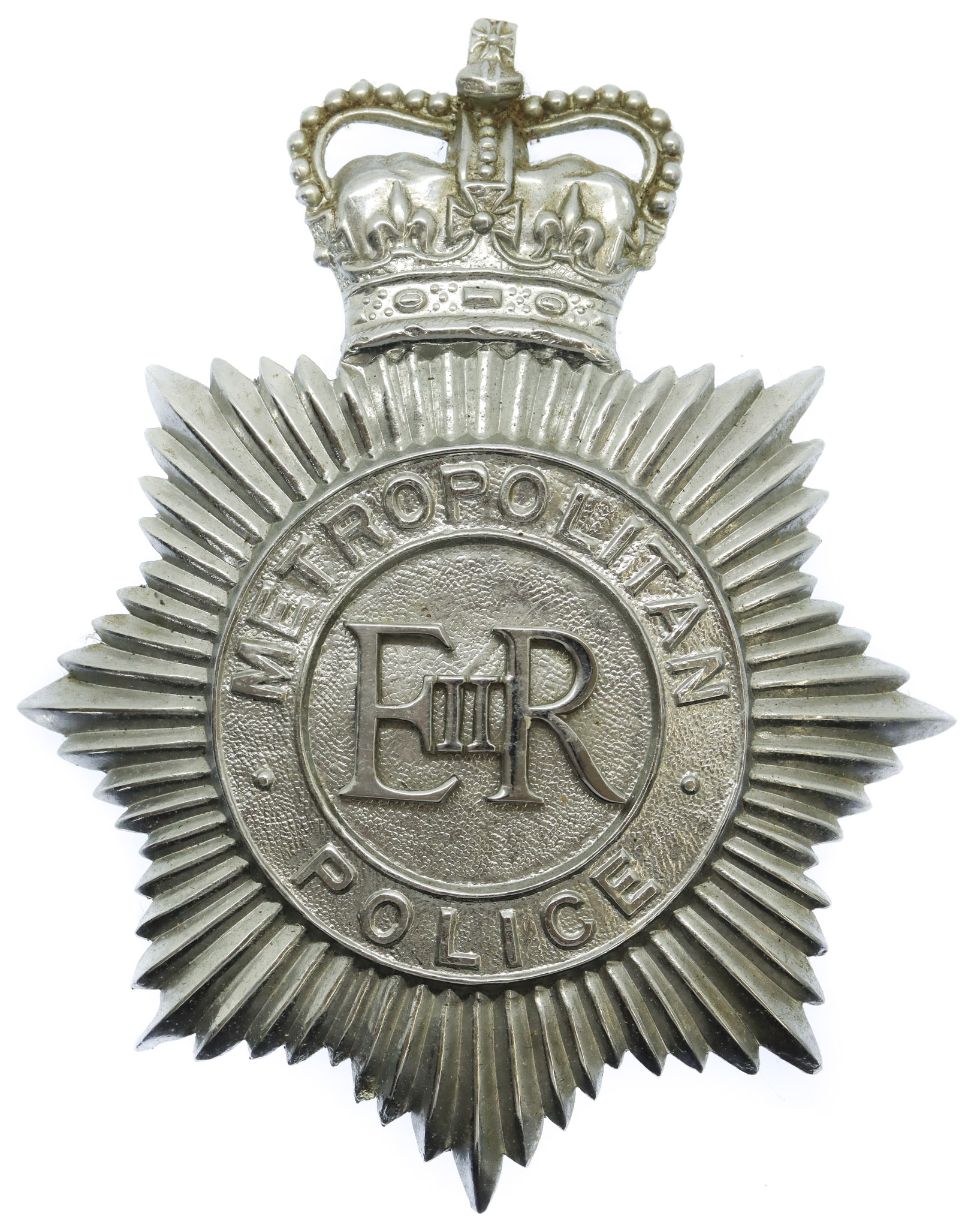 Metropolitan Police Helmet Plate - Queen's Crown
