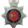 Surrey Constabulary Enamelled Helmet Plate - Queen's Crown