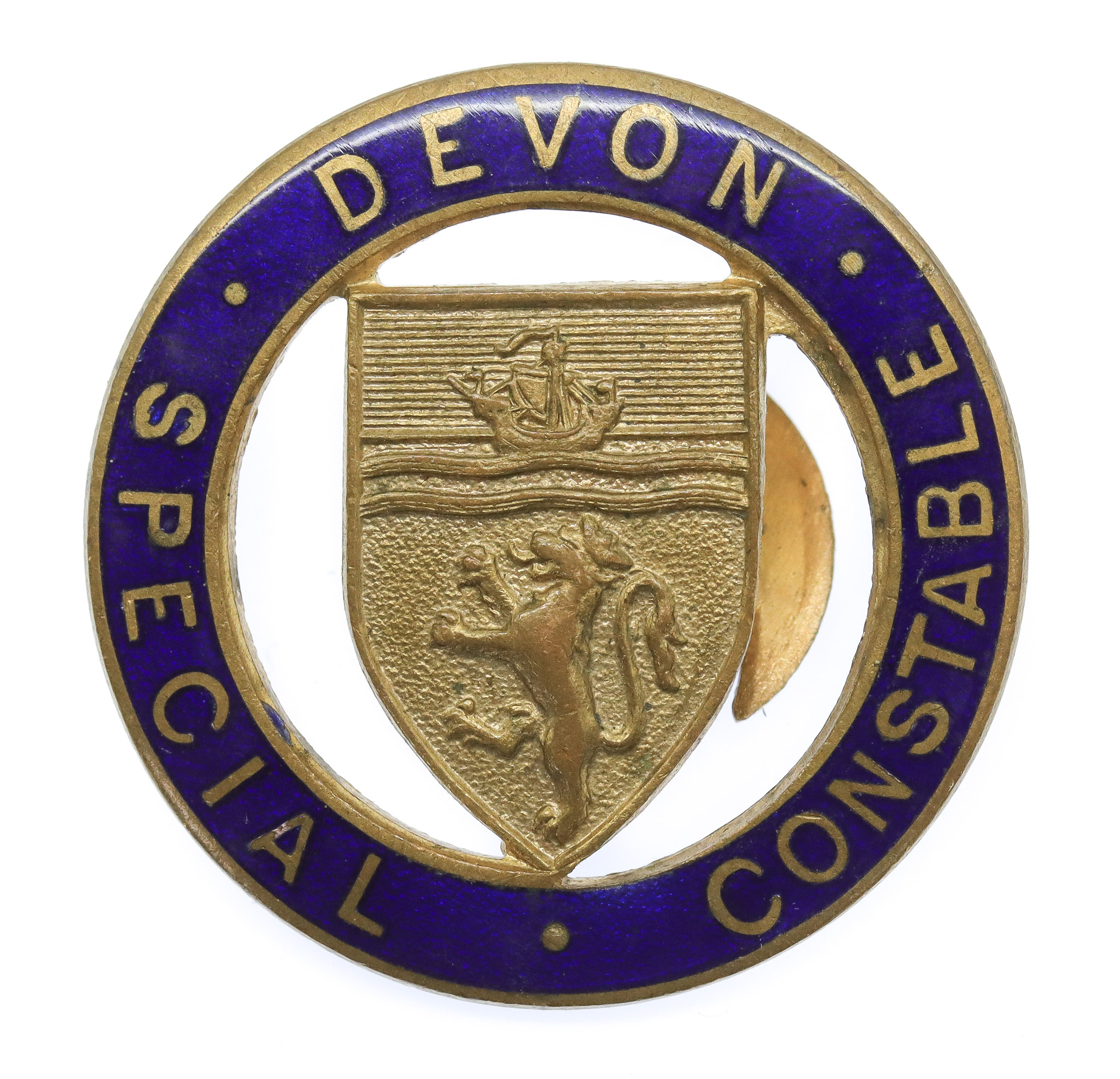 Devon Special Constabulary Special Constable Enamelled Lapel Badge
