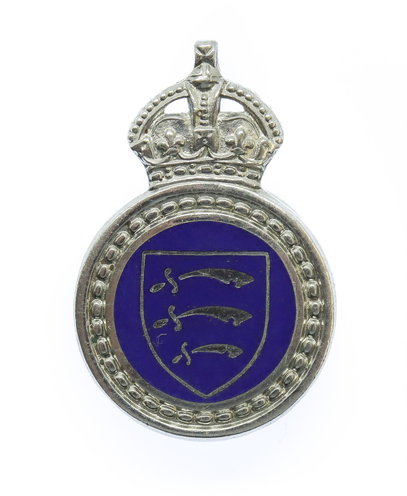 Essex Special Constabulary Enamelled Lapel Badge - King's Crown