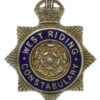 West Riding Constabulary Senior Officer's Enamelled Cap Badge - King's Crown