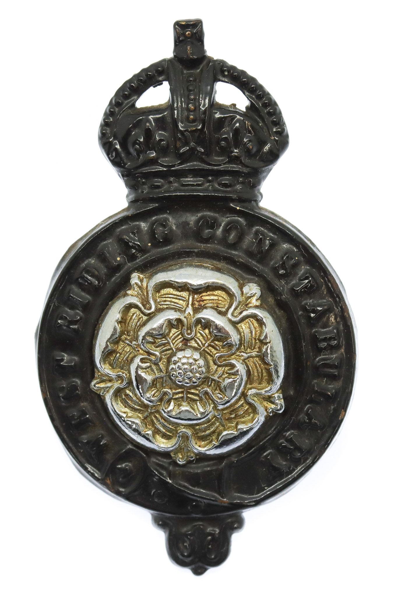 West Riding Constabulary Cap Badge - King's Crown