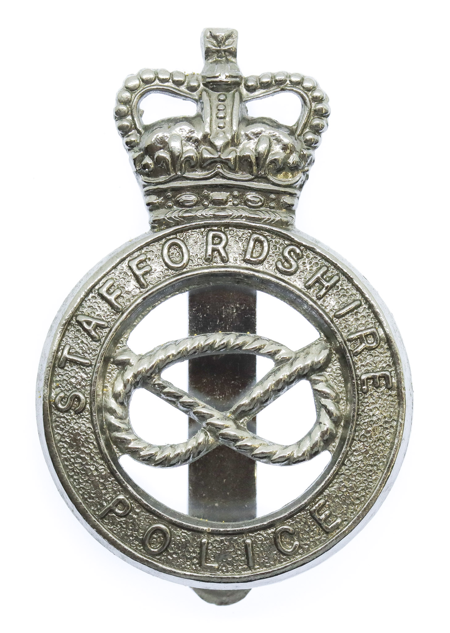 Staffordshire Police Cap Badge - Queen's Crown