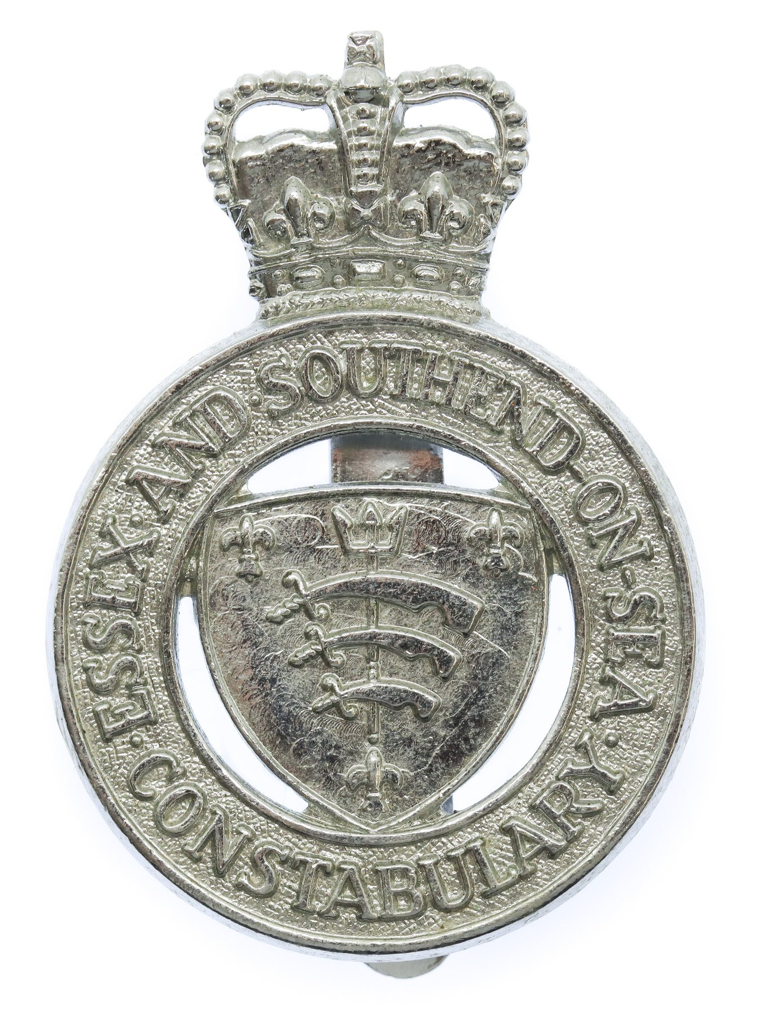 Essex and Southend-on-Sea Constabulary Cap Badge - Queen's Crown