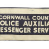 Cornwall County Police Auxiliary Messenger Service Armband