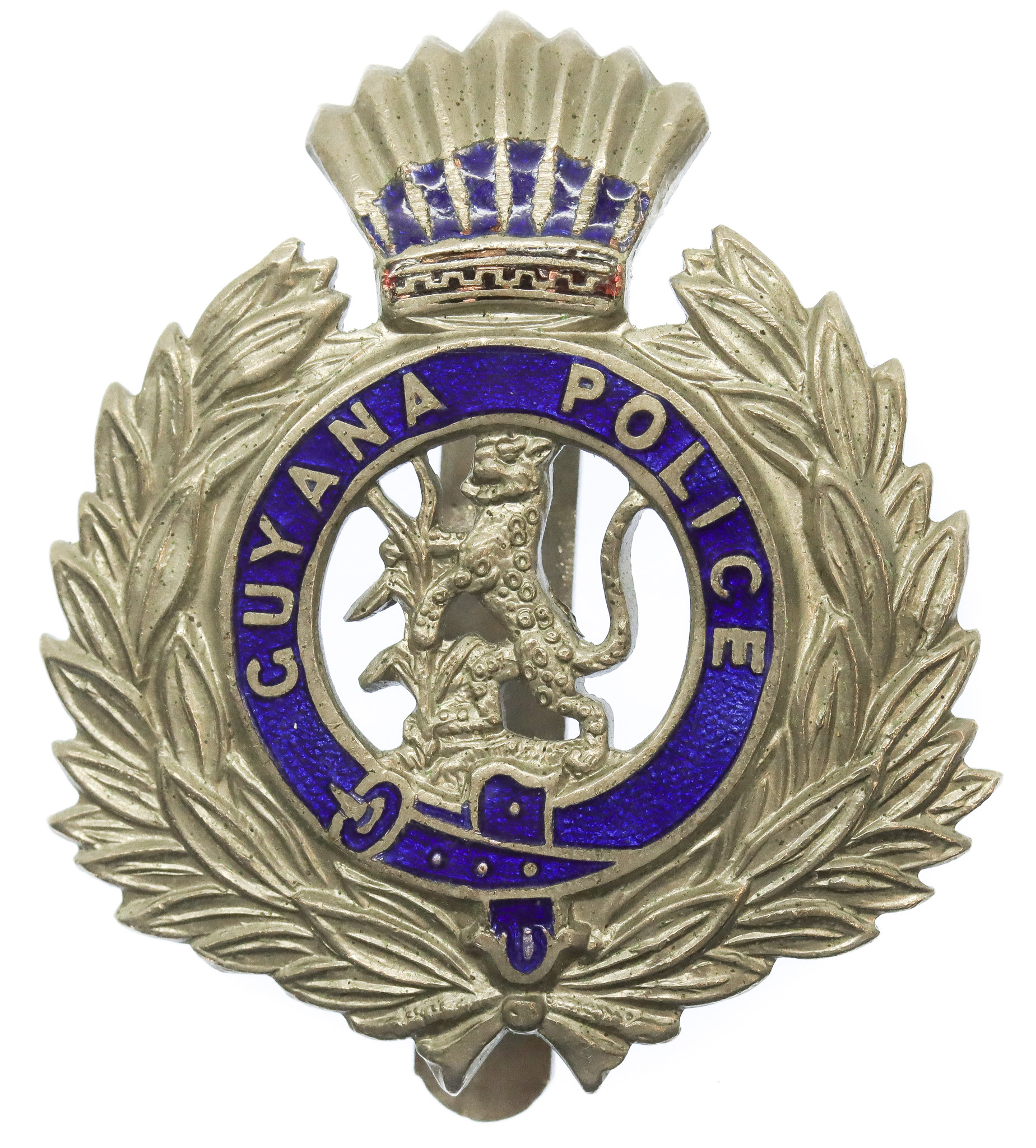 Guyana Police Enamelled Cap Badge